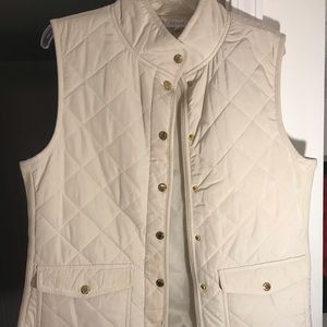 cream vest